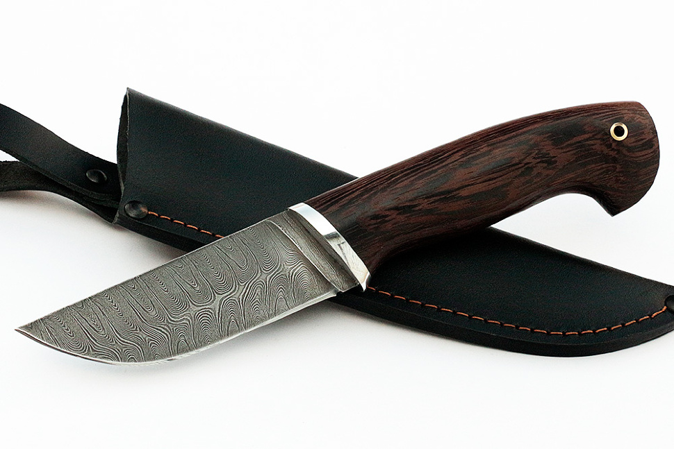Нож Барсук (дамаск, венге)