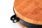 Торцевая разделочная колода для рубки мяса (диаметр 370 мм) - Торцевая разделочная колода для рубки мяса (диаметр 370 мм)