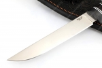 Нож Зубатка (S390, гарда карбон, коричневая карельская берёза - чёрный граб, пины) - Нож Зубатка (S390, гарда карбон, коричневая карельская берёза - чёрный граб, пины)