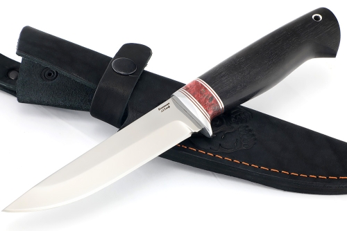Нож Пантера (х12МФ, кап клена, чёрный граб)
