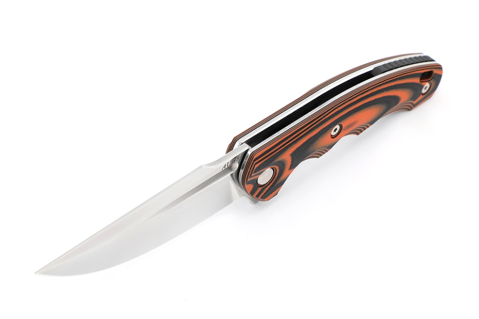 Нож складной Фантом AUS-8 G10 черно-оранжевая 