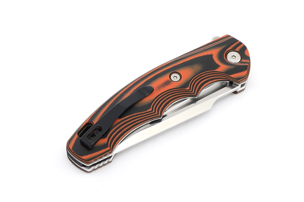 Нож складной Фантом AUS-8 G10 черно-оранжевая 