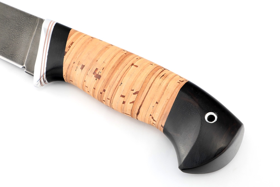 Нож Барсук (ХВ5-Алмазка, береста)