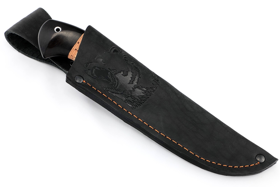 Нож Барсук (ХВ5-Алмазка, береста)