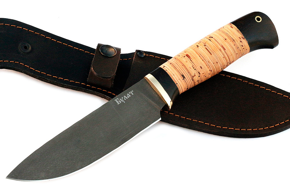 Нож Глухарь (булат, береста)