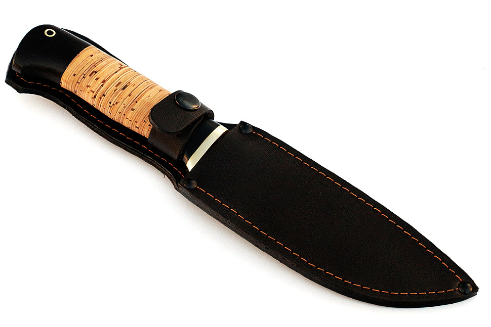 Нож Глухарь (булат, береста)