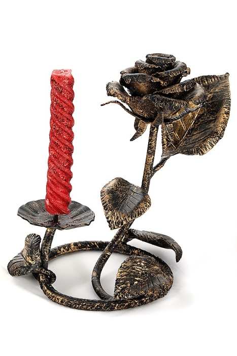 Кованый подсвечник ручной работы №2