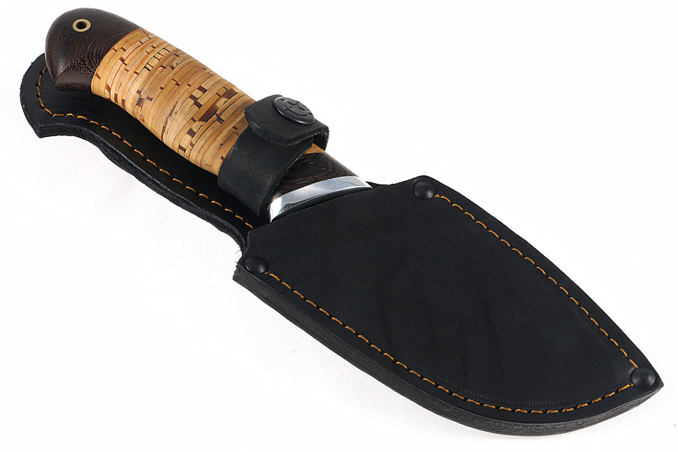 Нож Потрошитель (х12МФ, береста)