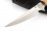 Нож Комар (порошковая сталь M390, береста - мельхиор) - Нож Комар (порошковая сталь M390, береста - мельхиор)