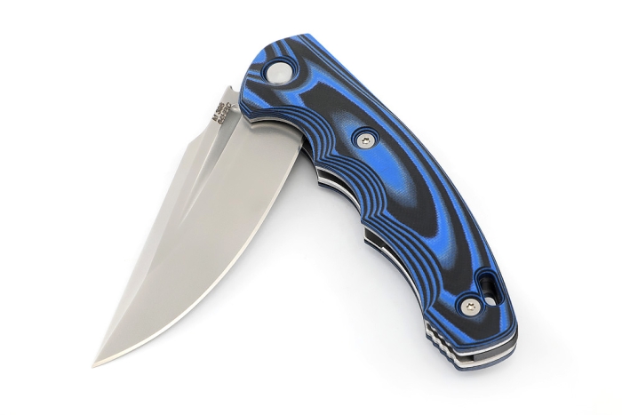 Нож складной Фантом М398 G10 черно-синяя