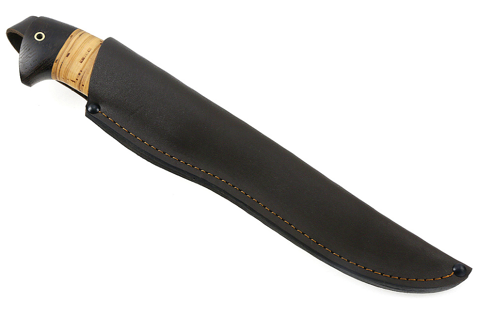 Нож Викинг (дамаск, береста)