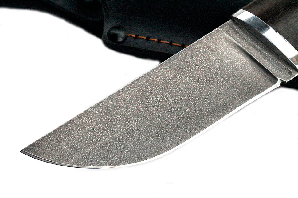 Нож Барсук (ХВ5-Алмазка, чёрный граб)