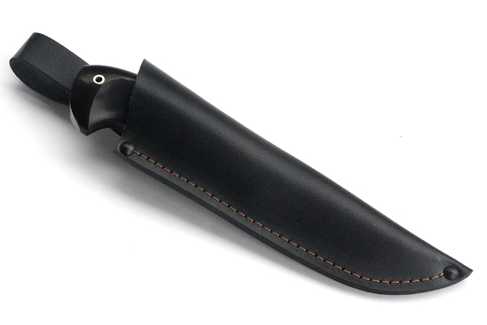 Нож Барсук (ХВ5-Алмазка, чёрный граб)