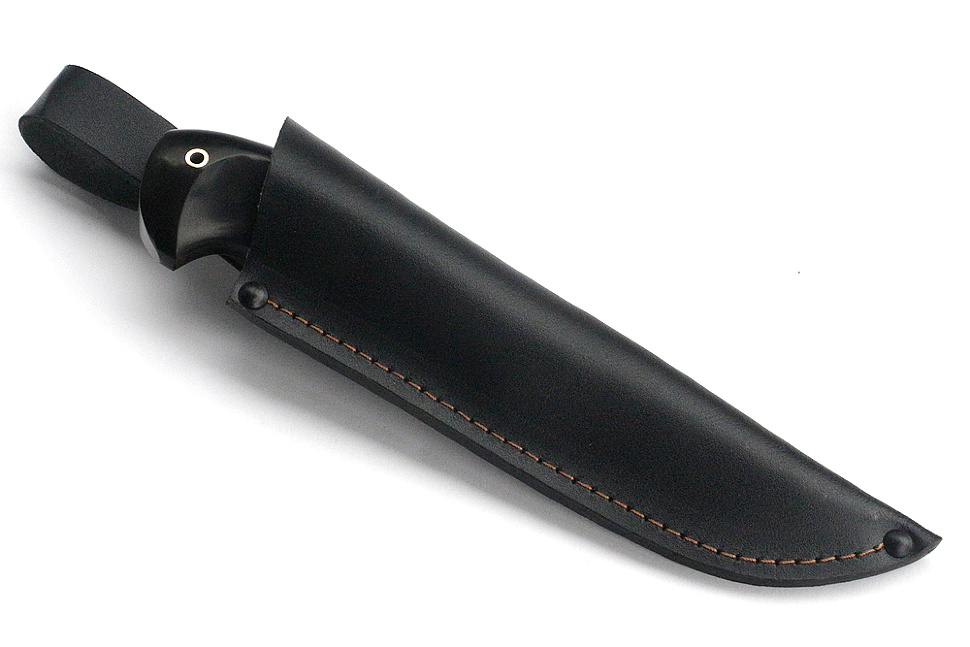 Нож Барсук (ХВ5-Алмазка, чёрный граб)