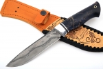 Нож Скат (ламинат - 9ХС и дамаск с никелем, рукоять стабилизированная карельская берёза) - Нож Скат (ламинат - 9ХС и дамаск с никелем, рукоять стабилизированная карельская берёза)