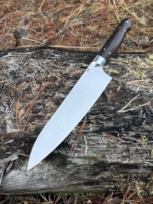 Нож Шеф большой (Х12МФ, венге, цельнометаллический)