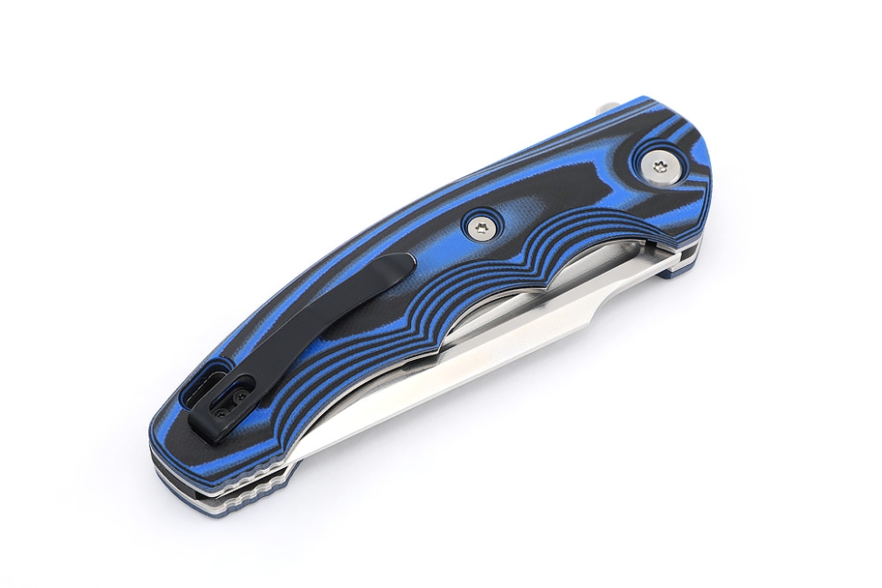 Нож складной Фантом AUS-8 G10 чёрно-синяя