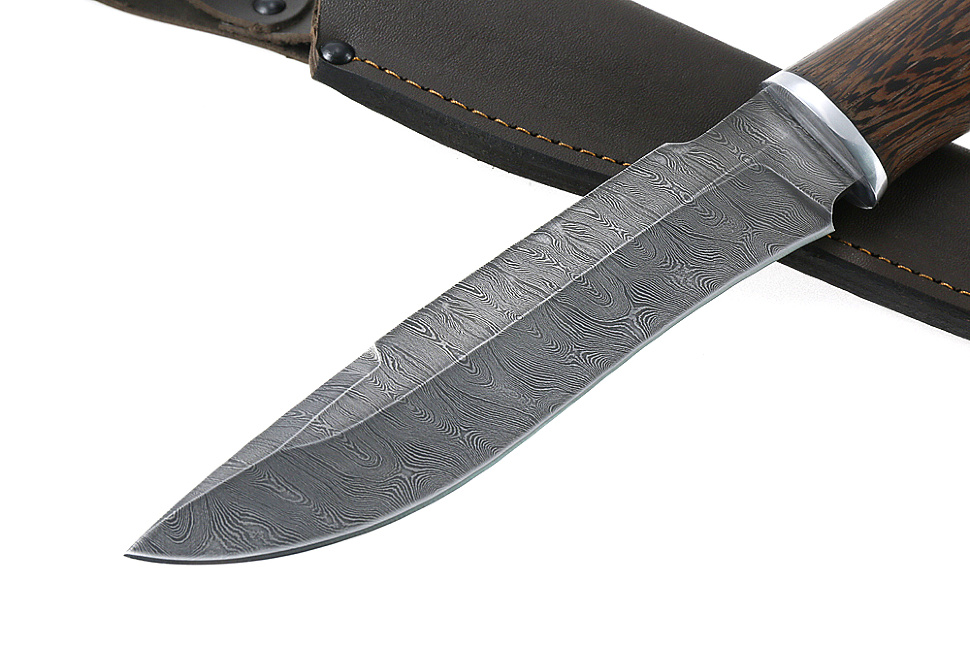 Нож Викинг (дамаск, венге)