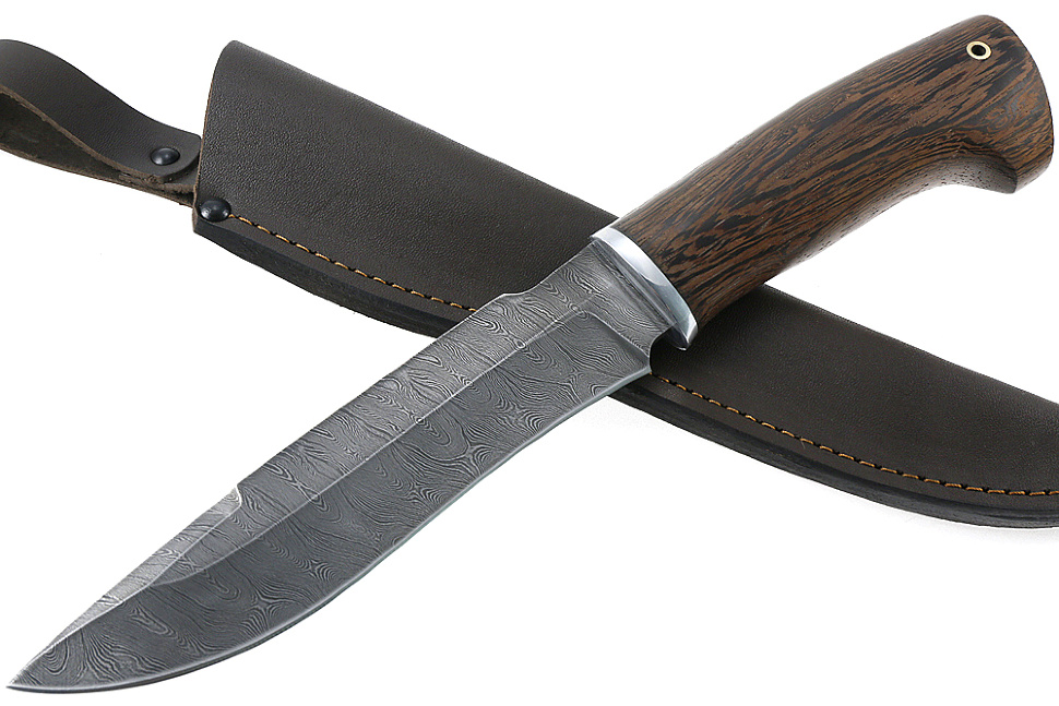 Нож Викинг (дамаск, венге)