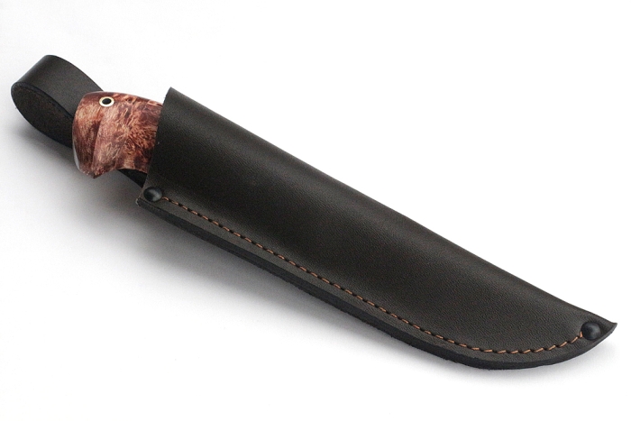 Нож Барсук (ХВ5-Алмазка, карельская берёза)