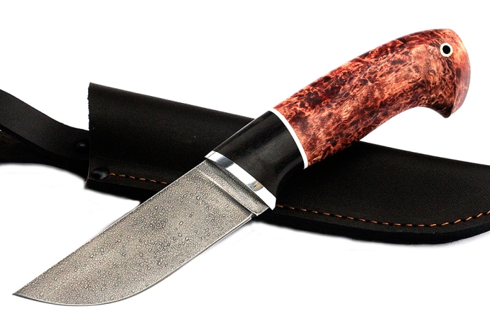 Нож Барсук (ХВ5-Алмазка, карельская берёза)