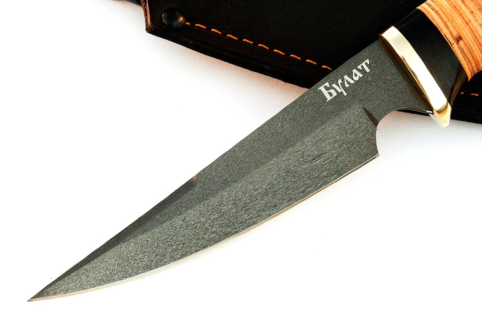 Нож Комар (булат, береста)