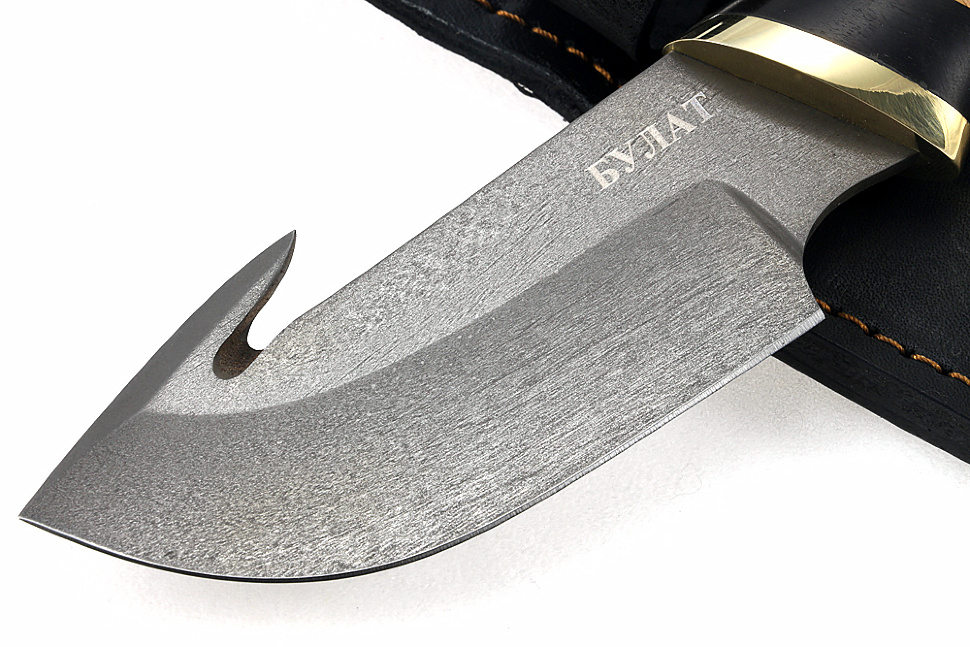 Нож Потрошитель (булат, береста)