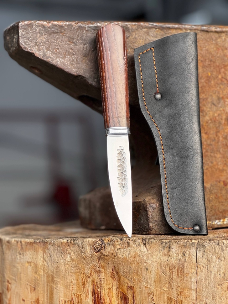 Нож Северный №1 95Х18 кованый дол термоясень