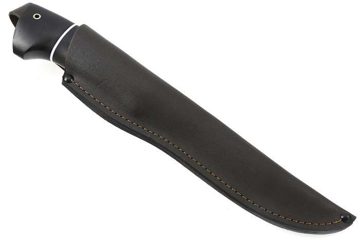 Нож Викинг (дамаск, чёрный граб)