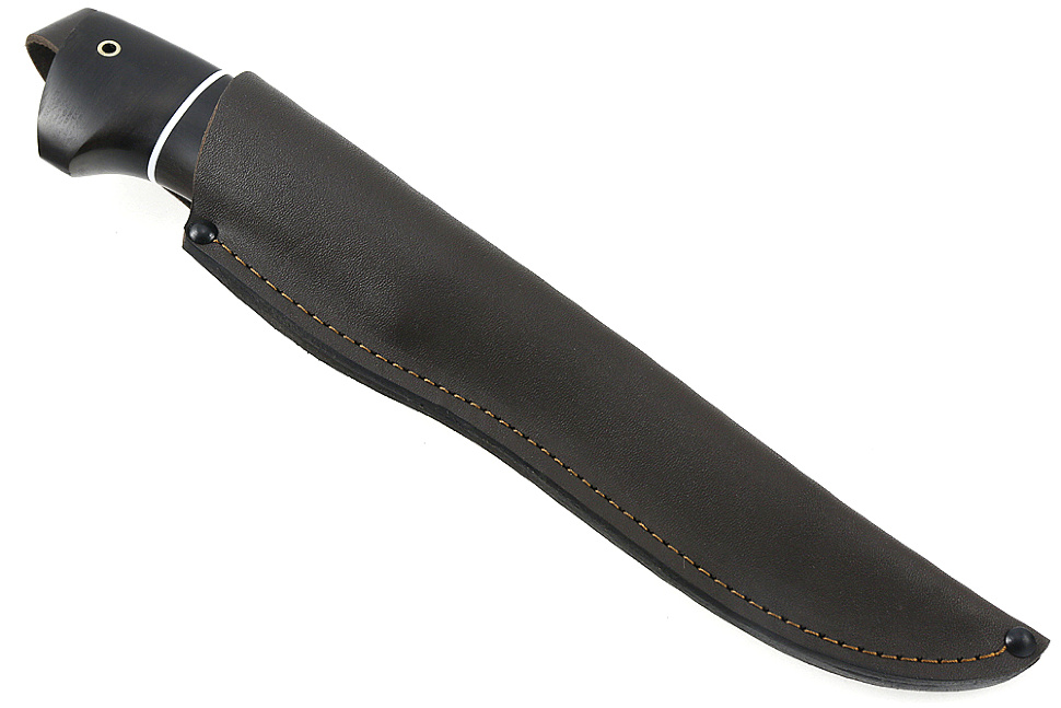 Нож Викинг (дамаск, чёрный граб)