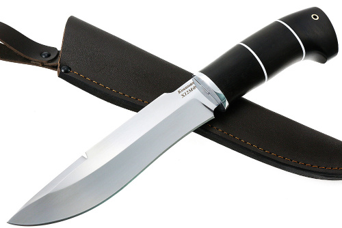 Нож Викинг (х12МФ, чёрный граб) 