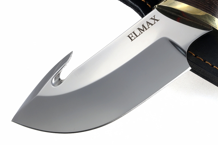 Нож Потрошитель (порошковая сталь Elmax, береста)