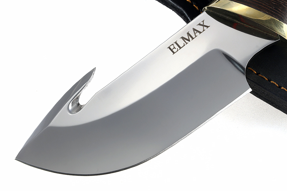 Нож Потрошитель (порошковая сталь Elmax, береста)