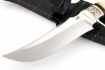 Нож Легион (порошковая сталь М390, рукоять наборная композит - стабилизированная карельская берёза - мельхиор) - Нож Легион (порошковая сталь М390, рукоять наборная композит - стабилизированная карельская берёза - мельхиор)