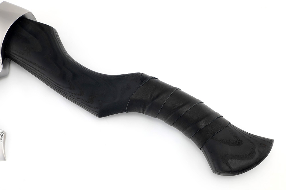 Топор №20 (9ХС, рукоять ясень, тонировка, кожа)