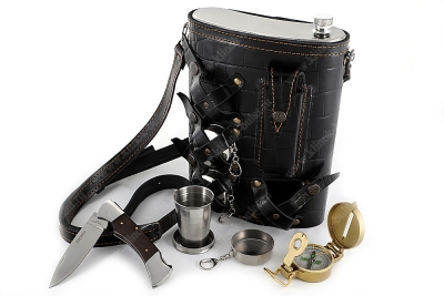 Фляжка походная 2 литра (вариант с компасом)