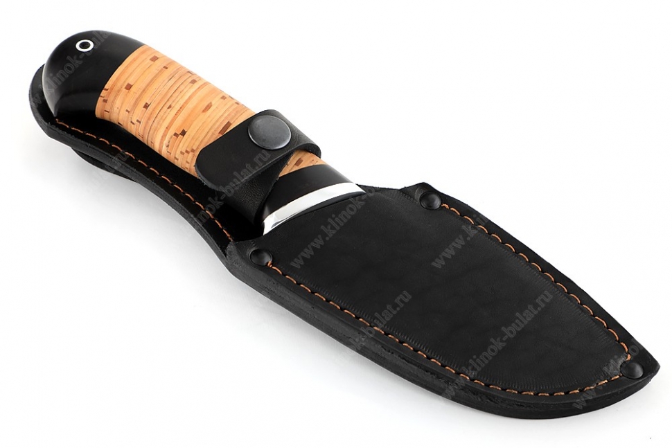 Нож Потрошитель (порошковая сталь M390, береста)