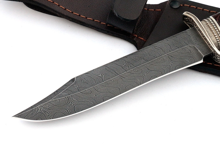 Нож Гладиатор (дамаск, береста)