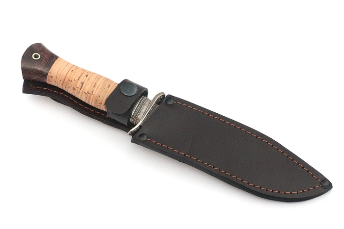 Нож Гладиатор (дамаск, береста)