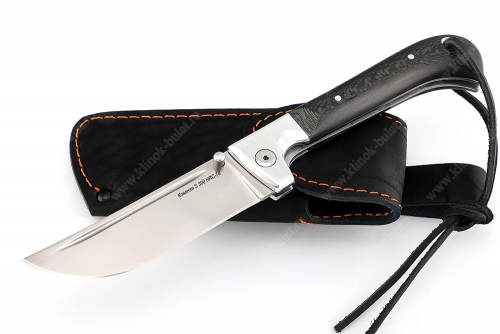 Складной нож Пчак сталь S390 рукоять дюраль - карбон