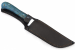 Нож Узбек (дамаск, стабилизированная карельская берёза) цельнометаллический - Нож Узбек (дамаск, стабилизированная карельская берёза) цельнометаллический