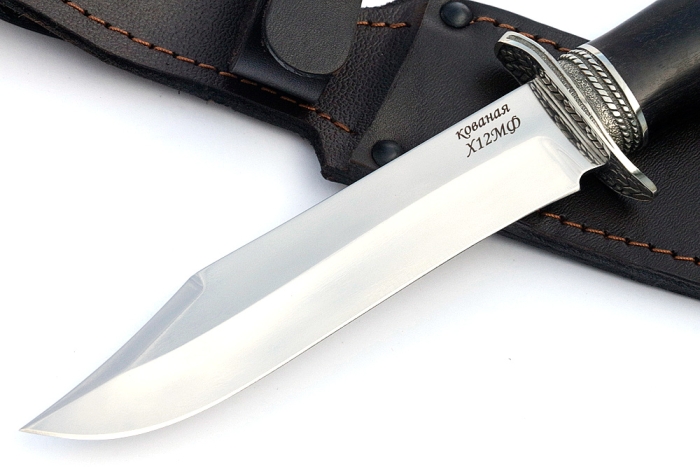 Нож Гладиатор (х12МФ, карельская берёза)