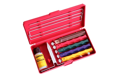  Набор для заточки LANSKY Professional (5 абразивов прессованная крошка натурального камня 500Serr/120/280/600/1000 Grit) Набор для заточки LANSKY Professional [LANSKY LKСPR] 5 абразивов 500Serr/120/280/600/1000 Grit для заточки серрейтора с зернистостью 500 Grit, для грубой, средней, тонкой и ультра-тонкой заточки