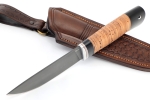Нож Рысь (булат, береста) формованные ножны - Нож Рысь (булат, береста) формованные ножны