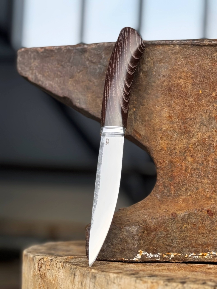 Нож Северный №5 95х18 кованый дол кость термоясень 