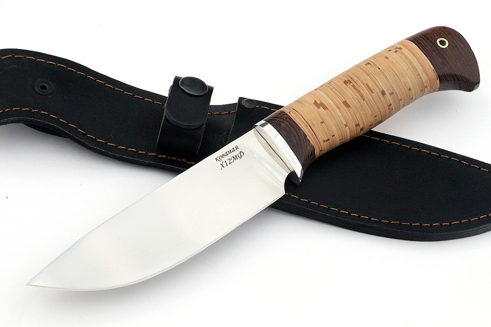 Нож Глухарь (х12МФ, береста)