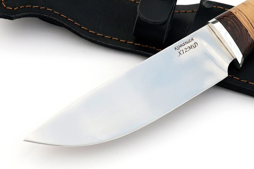Нож Глухарь (х12МФ, береста)