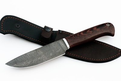 Нож Глухарь (дамаск, венге)