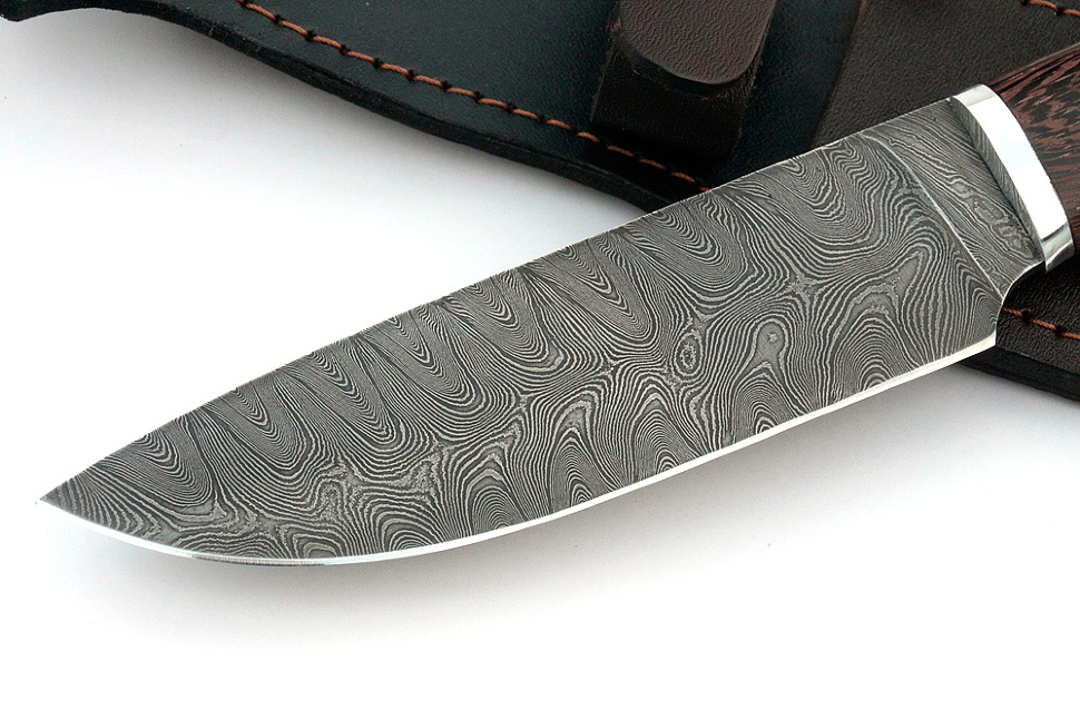 Нож Глухарь (дамаск, венге)