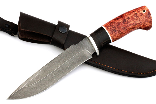 Нож Викинг (ХВ5-Алмазка, карельская берёза)